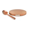 All-Clad Acacia Wood Trivet and Spoon; 2 Piece Set