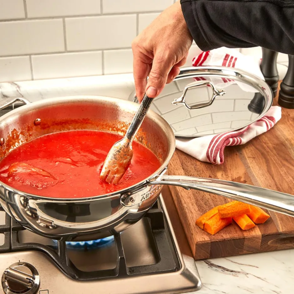 All-Clad Cook Tongs | Stainless Steel Metal Tongs |