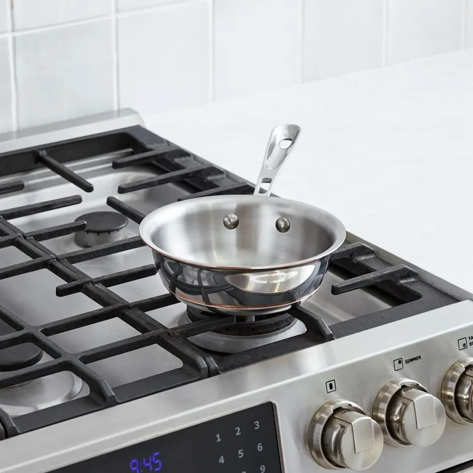 All-Clad Copper Core 5-ply Bonded Cookware, Saucier, 1 quart