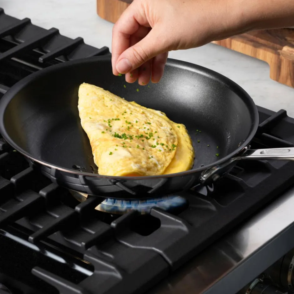 All-Clad Copper Core Pro Nonstick 5-ply Bonded Cookware, Fry Pan Set, 8 and 10 inch