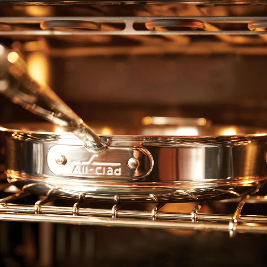 All-Clad Copper Core Pro Nonstick 5-ply Bonded Cookware, Fry Pan Set, 8 and 10 inch