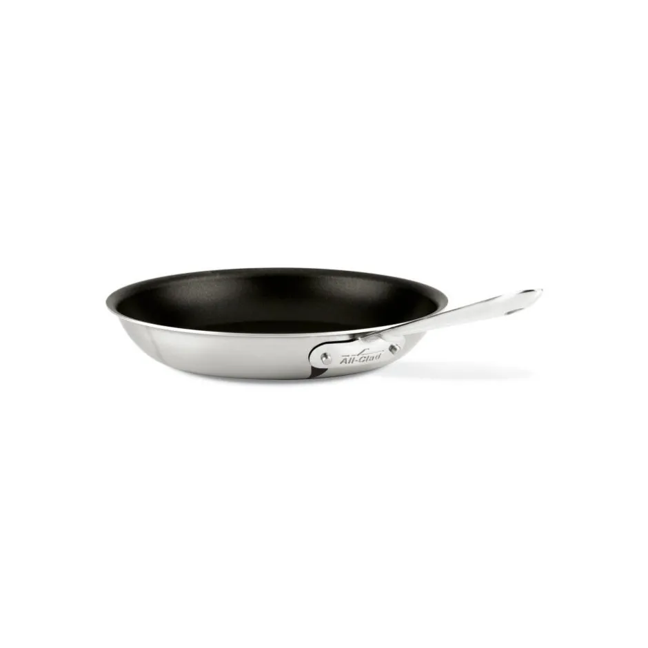 All-Clad D5 Brushed Pro Nonstick 5-ply Bonded Cookware, Fry Pan, 10 inch