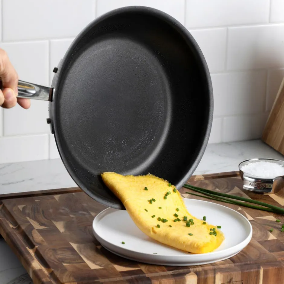 All-Clad D5 Brushed Pro Nonstick 5-ply Bonded Cookware, Fry Pan, 12 inch