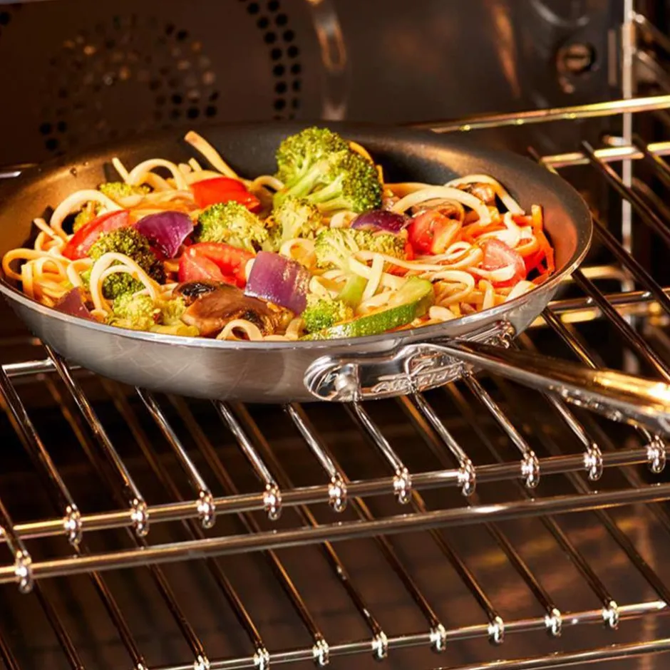 All-Clad D5 Brushed Pro Nonstick 5-ply Bonded Cookware, Fry Pan, 12 inch