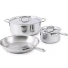 All-Clad D3 Everyday Stainless 3-Ply Bonded Cookware, 5 Piece Set |