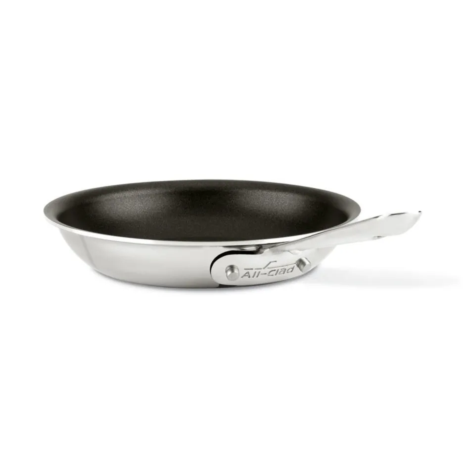All-Clad D3 Pro Nonstick 3-ply Bonded Cookware, Egg Perfect Pan, 9 inch