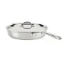 All-Clad D3 Stainless Everyday 3-ply Bonded Cookware, Sauté Pan with lid, 3 quart