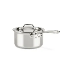 All-Clad D3 Stainless Everyday 3-ply Bonded Cookware; Sauce Pan with lid; 1.5 quart