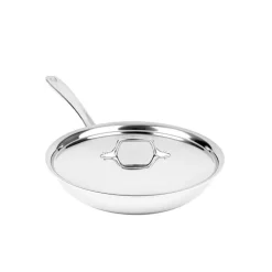 All-Clad D3 Stainless Everyday 3-ply Bonded Cookware; Skillet with Lid; 10.5 inch