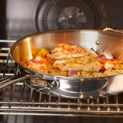 All-Clad D3 Stainless Everyday 3-ply Bonded Cookware, Stockpot with lid, 6 quart