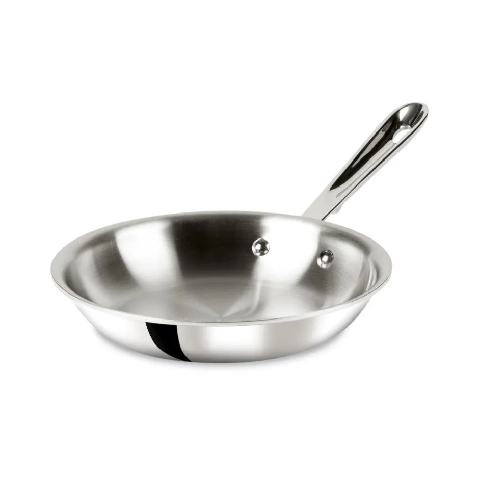 All-Clad D3 Stainless 3-Ply 8 Inch Fry Pan | Stainless Steel Fry Pan |