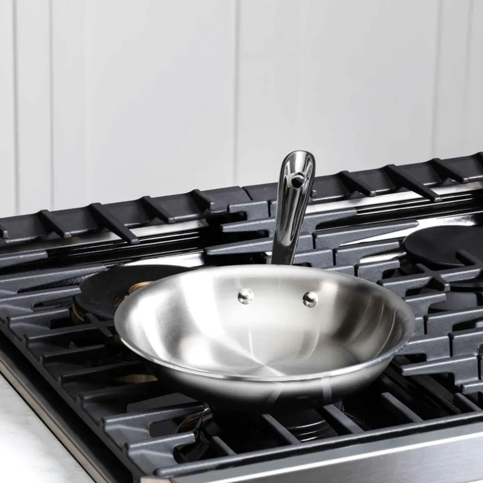 All-Clad D3 Stainless 3-Ply 8 Inch Fry Pan | Stainless Steel Fry Pan |