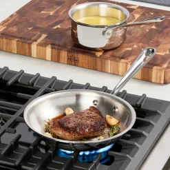 All-Clad D3 Stainless 3-Ply 8 Inch Fry Pan | Stainless Steel Fry Pan |