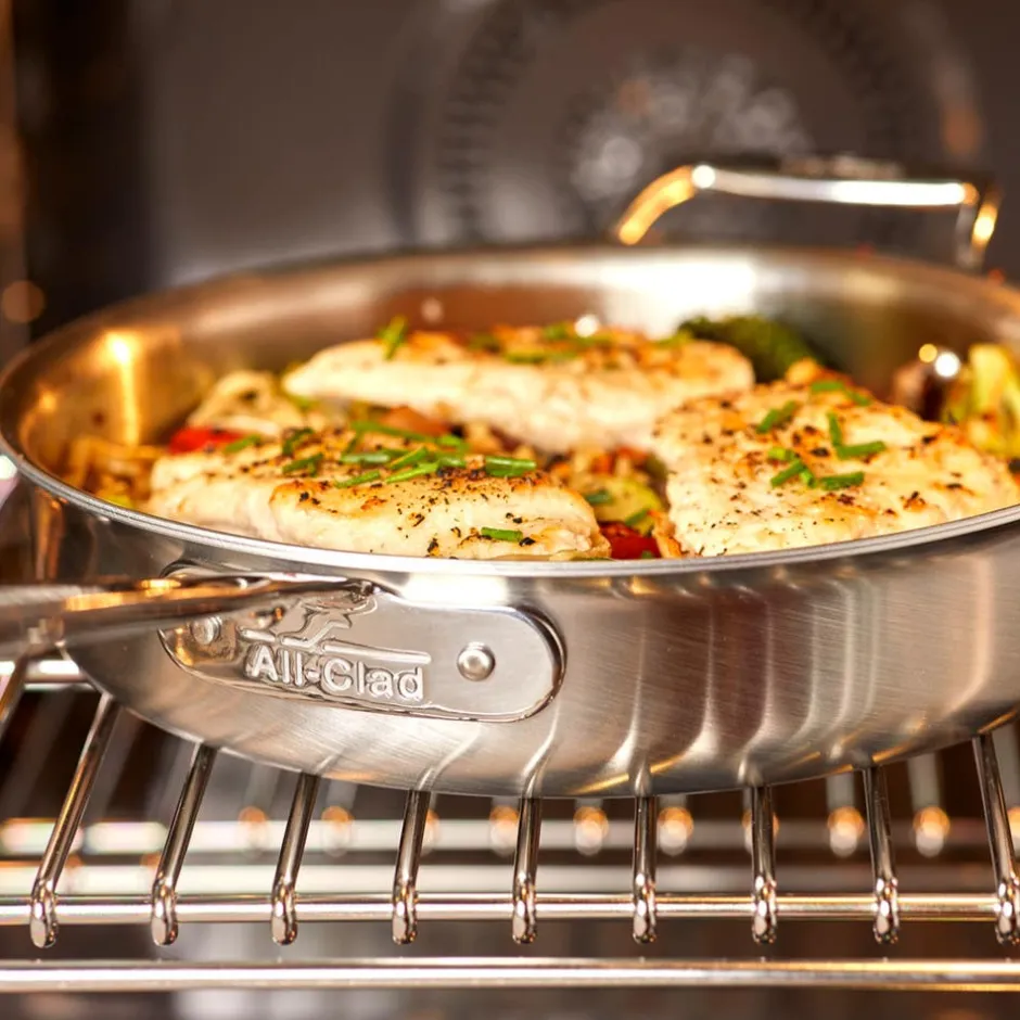 All-Clad D5 Stainless 5-ply 7 Piece Stainless Steel Cookware Set |