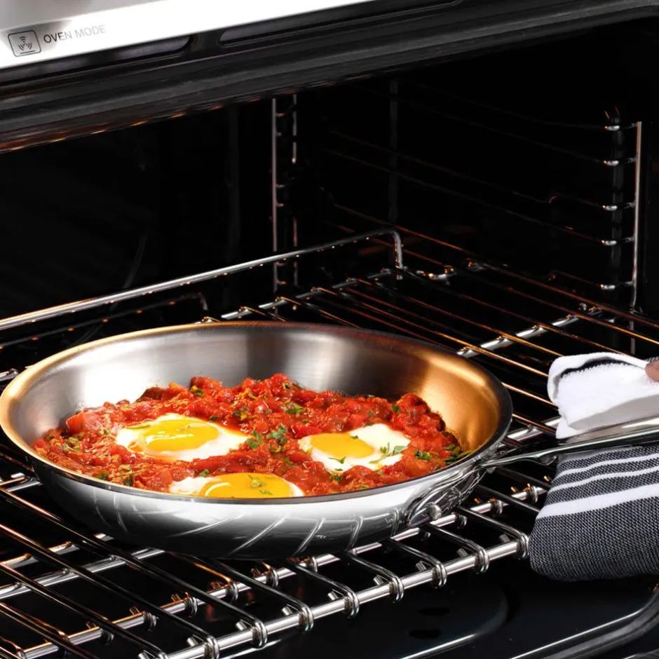 All-Clad D3 Stainless 3-Ply Bonded 10 Inch Skillet with Lid |