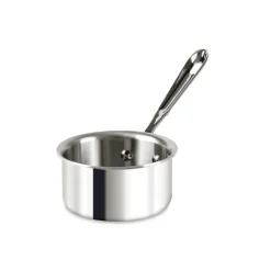 All-Clad D3 Stainless 3-ply Bonded Cookware, Butter Warmer with pour lip, 0.5 quart