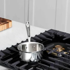 All-Clad D3 Stainless 3-ply Bonded Cookware, Butter Warmer with pour lip, 0.5 quart