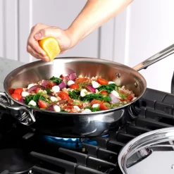 All-Clad D3 Stainless 3-ply Bonded Cookware Set, 14 piece Set