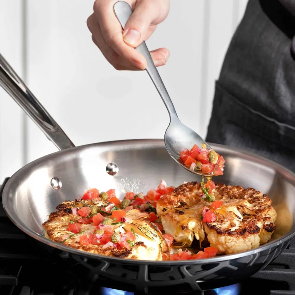 All-Clad D3 Stainless 3-ply Bonded Cookware Set, 10 piece Set