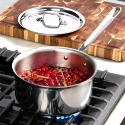 All-Clad D3 Stainless 3-ply Bonded Cookware Set, 10 piece Set