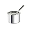 All-Clad D3 Stainless 3-ply Cookware, 2 qt Sauce Pan With Lid |