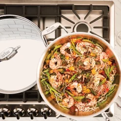 All-Clad D5 Stainless 5-ply Cookware, Essential Saute Pan, 6 Quart |