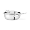 All-Clad D5 Stainless Polished 5-ply Bonded Cookware | 4 Quart Pot |