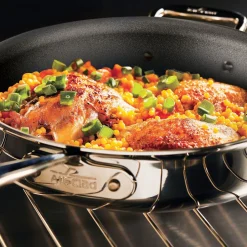 All-Clad D5 Stainless Polished 5-Ply 12 Inch Skillet | 12 Inch Fry Pan |
