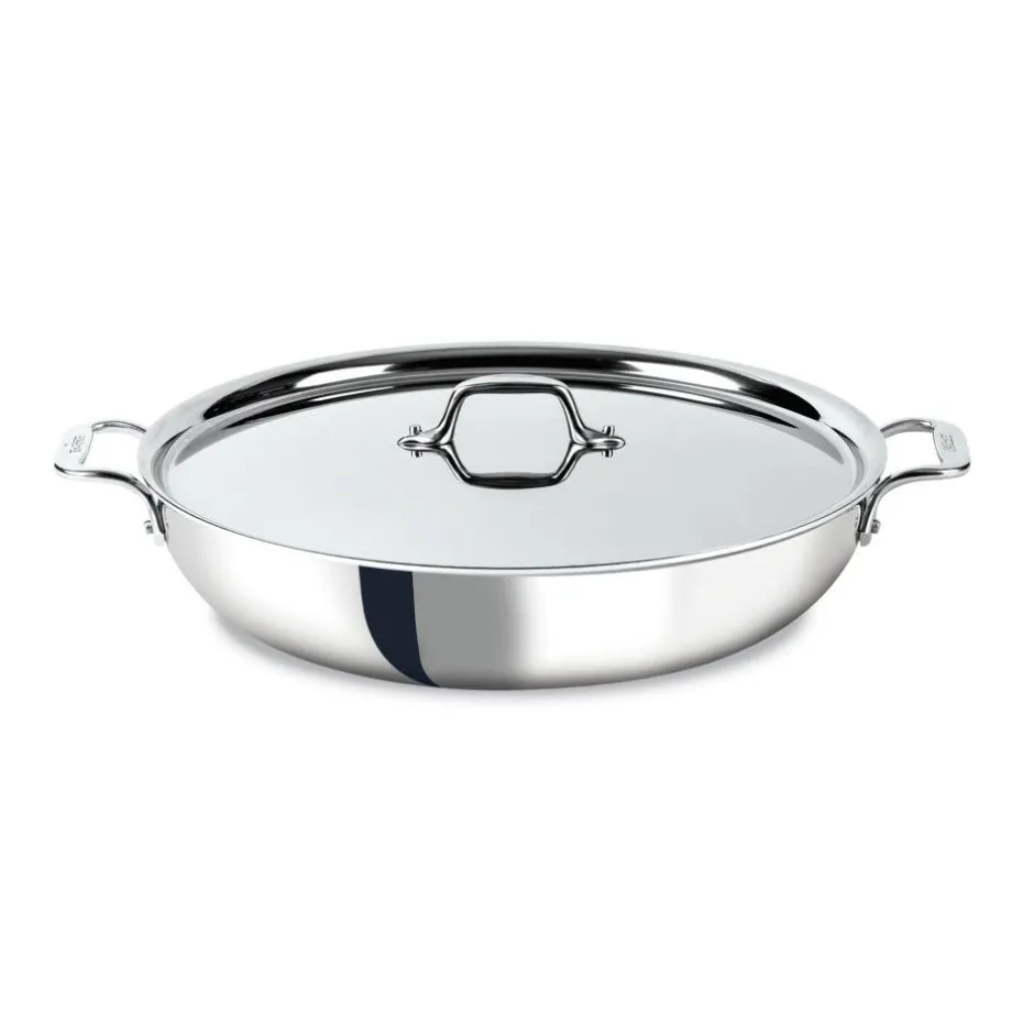 All-Clad D3 Stainless Sunday Supper Pan with Lid, 7 quart |