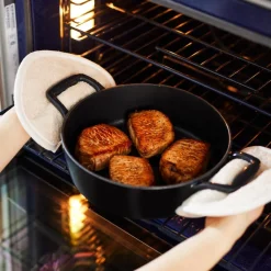 All-Clad Enameled Cast Iron, Skillet with Lid, 12 Inch