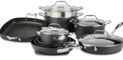 All-Clad Essentials Nonstick Cookware Set, 13-Piece |
