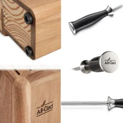 All-Clad Forged Knives | Knife Block Set | 12 pc Knife Set |