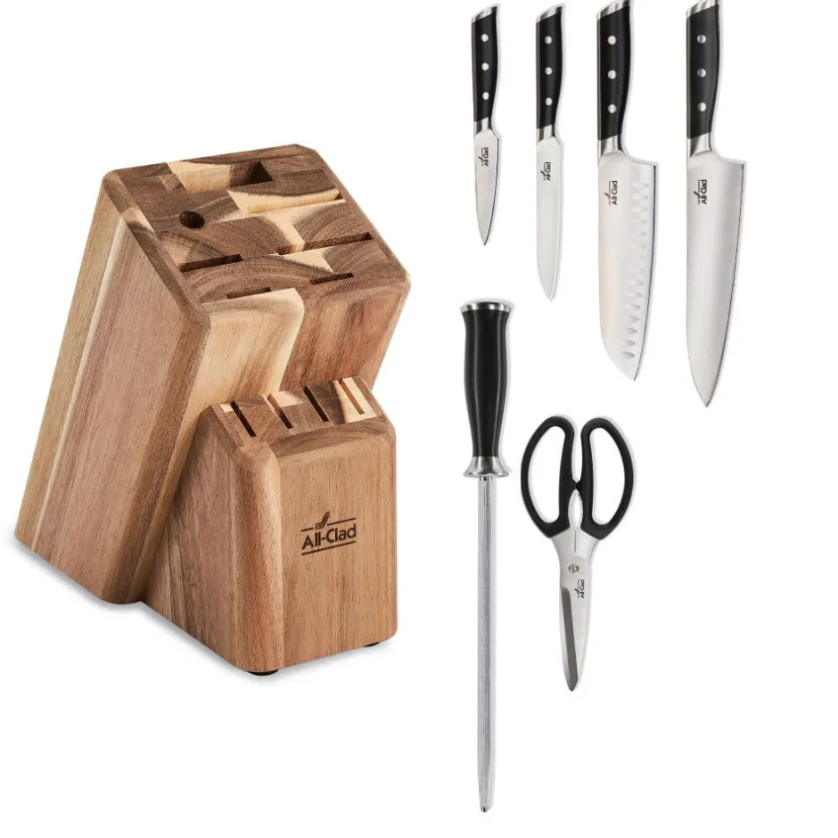 All-Clad Forged Knives, Knife Block Set, 7 Piece |