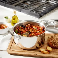 All-Clad G5® Graphite Core Stainless Steel Stockpot with Lid, 8 quart |
