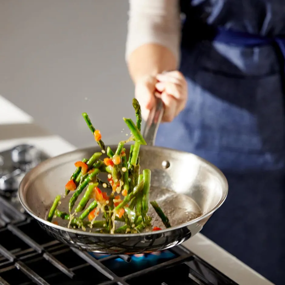 All-Clad G5® Graphite Core Stainless Steel 5-ply Bonded Cookware, Sauté Pan with Lid, 6 quart