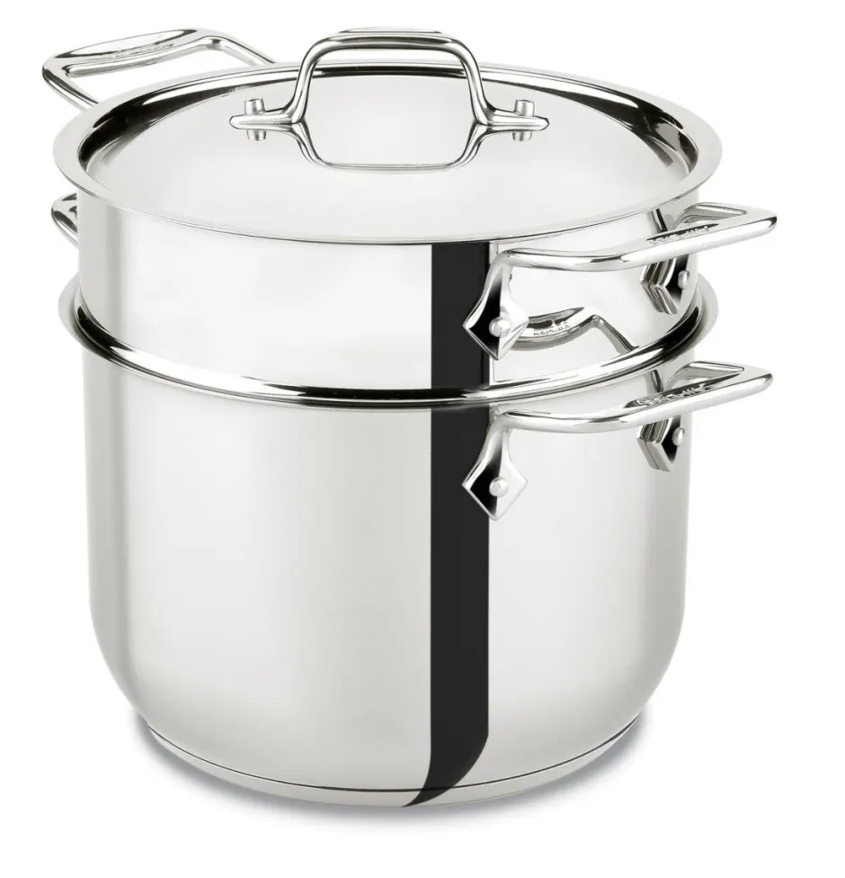 All-Clad Gourmet Accessories, Pasta Pot with Perforated Insert and lid, 6 quart
