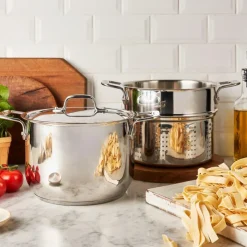 All-Clad Gourmet Accessories, Pasta Pot with Perforated Insert and lid, 6 quart