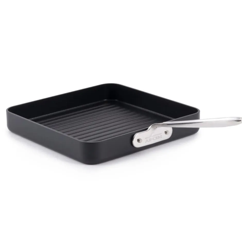 All-Clad HA1 Expert Cookware, Nonstick Square Grill, 11 inch