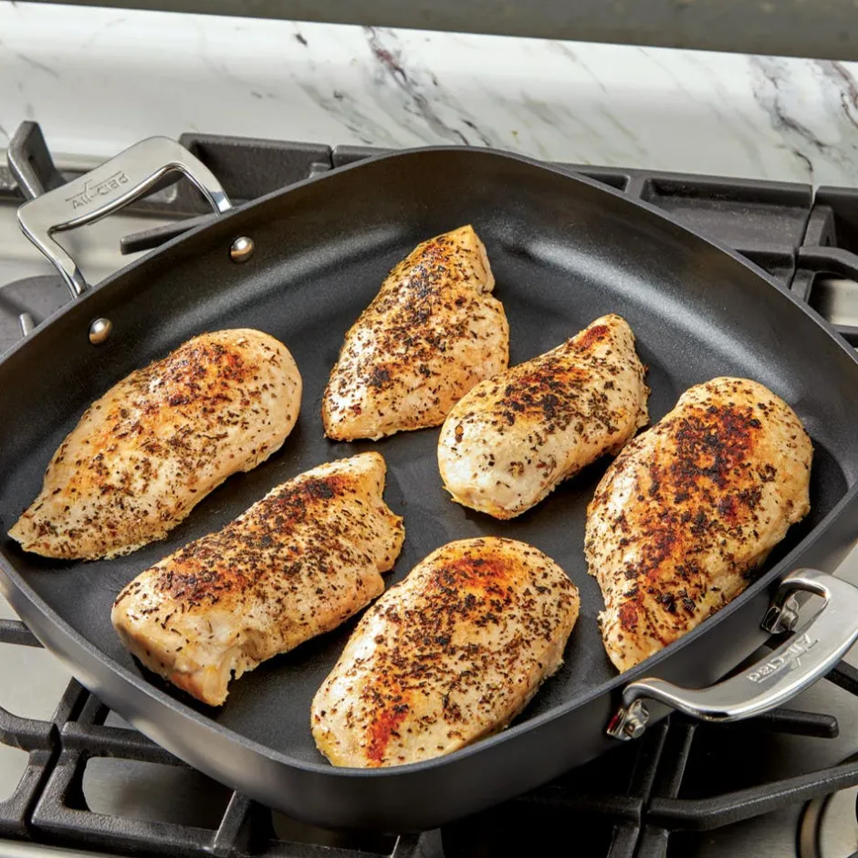 All-Clad Hard Anodized Nonstick Cookware Set, 12 piece Set