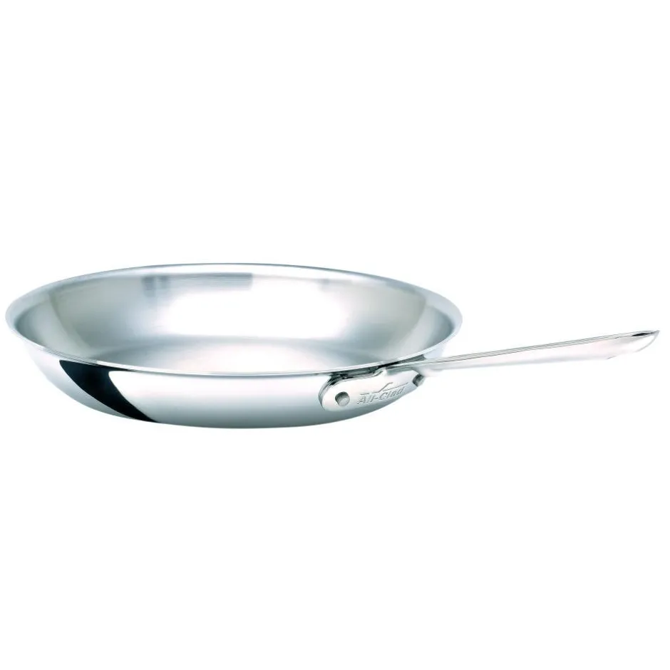All-Clad 12-Inch Fry Pan / D5 Polished Stainless Steel Masterpiece