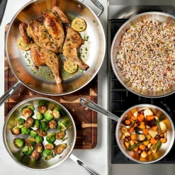 All-Clad 12-Inch Fry Pan / D3, 3-Ply Stainless Masterpiece
