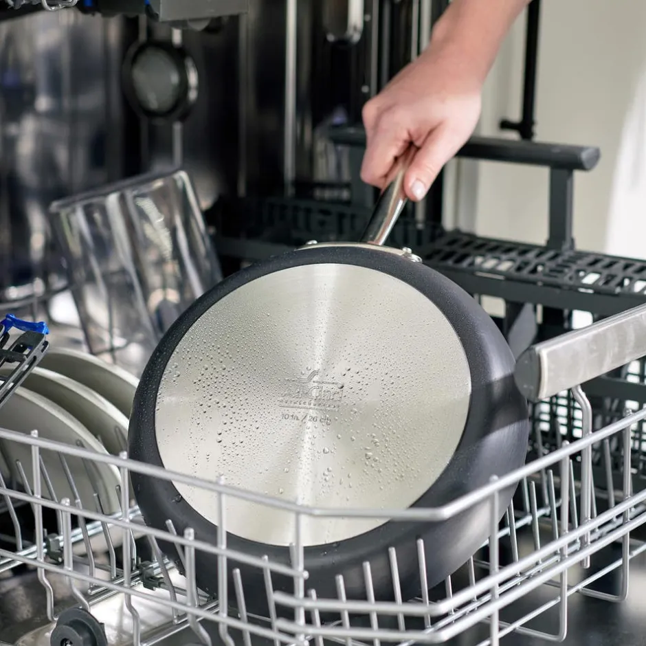 All-Clad 10-Inch Fry Pan with Lid / NS Pro, Nonstick Cooking