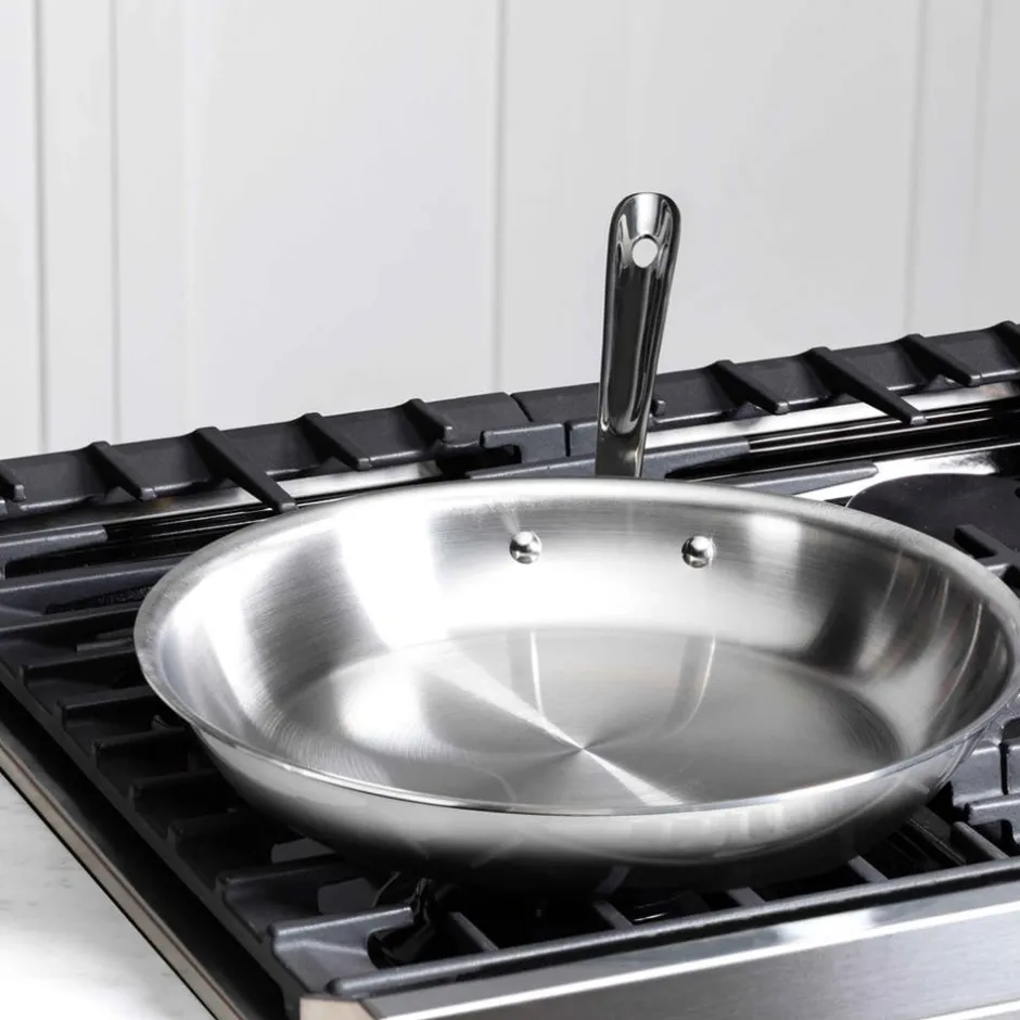 All-Clad 12-Inch Fry Pan with Lid / Cook, Sear and Serve in One Pan
