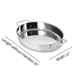 All-Clad 15-Inch Oval Baker / Bake, Roast and Serve in Style
