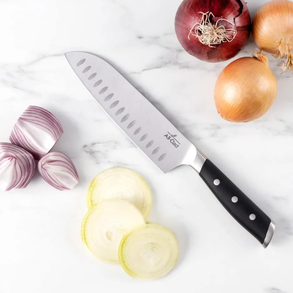 All-Clad 7-Inch Santoku Knife / Precision Cutting by