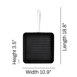 All-Clad 11-Inch Square Grill / Indoor Grilling with NS Pro Precision