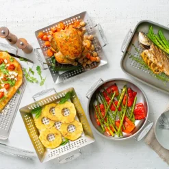 All-Clad 11-Inch Stainless Steel Round Basket / BBQ Perfection by