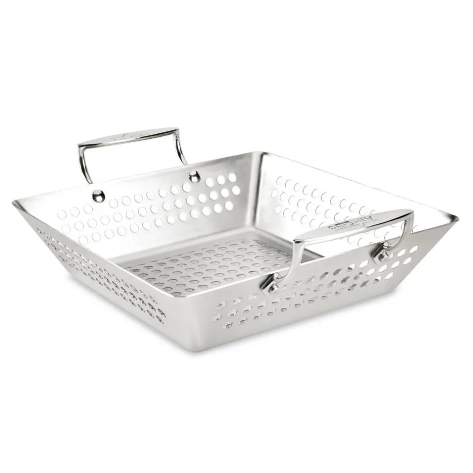 All-Clad 11-Inch Stainless Steel Square Basket / Outdoor BBQ Accessory