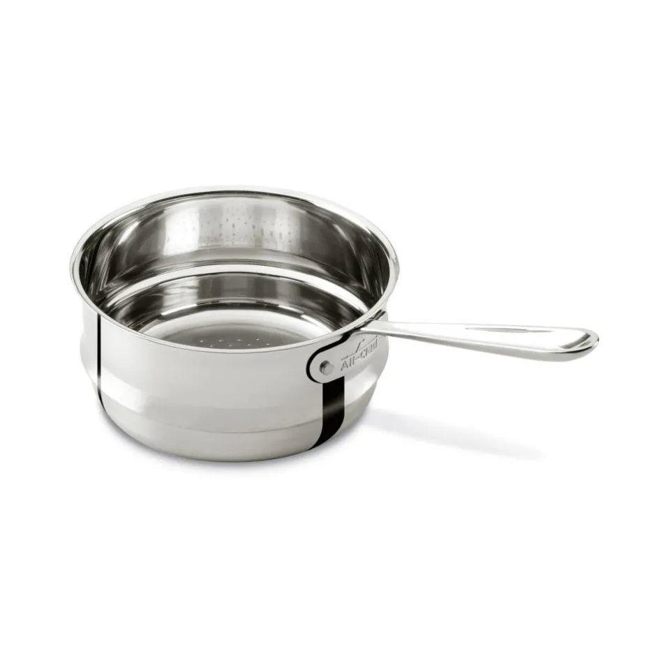 All-Clad 8-Inch Steamer Insert / Universal Fit for Perfect Steaming