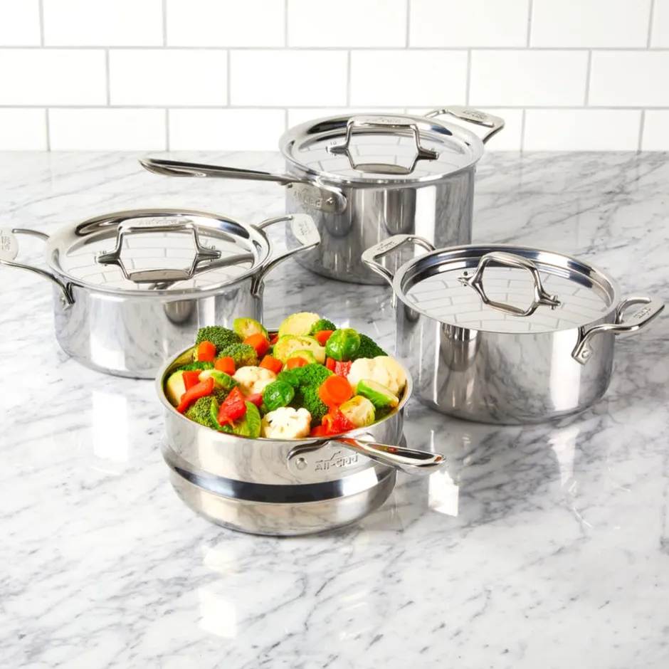 All-Clad 8-Inch Steamer Insert / Universal Fit for Perfect Steaming
